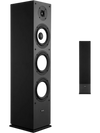 VEVOR Floorstanding Speaker, 2-Way, Floor-Standing Tower Speaker with 1-Inch Tweeter, 6.5-Inch Woofer, 200W Peak Power, 70Hz–20kHz Frequency Response, Durable MDF Enclosure, for Home Audio, Single