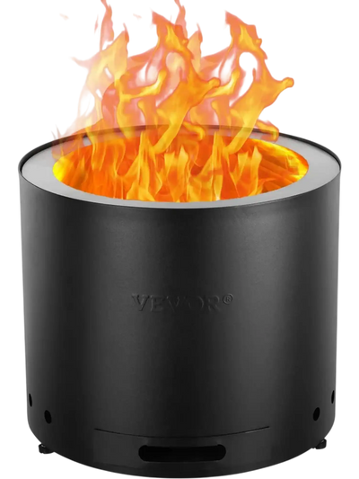Vevor Fire Pit Smokeless Wood-Burning Bonfire 19.3