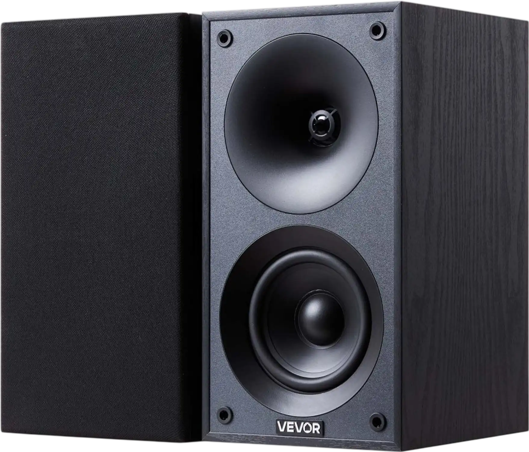 Vevor Bookshelf Speaker Passive Stereo Home Theater Pair New