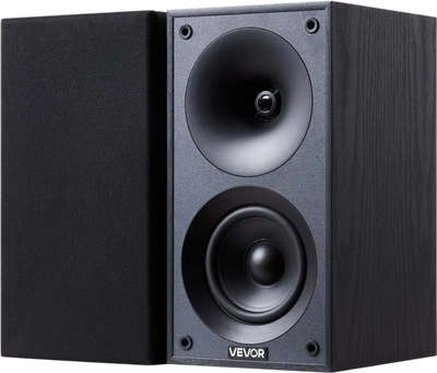 Vevor Bookshelf Speaker Passive Stereo Home Theater Pair New