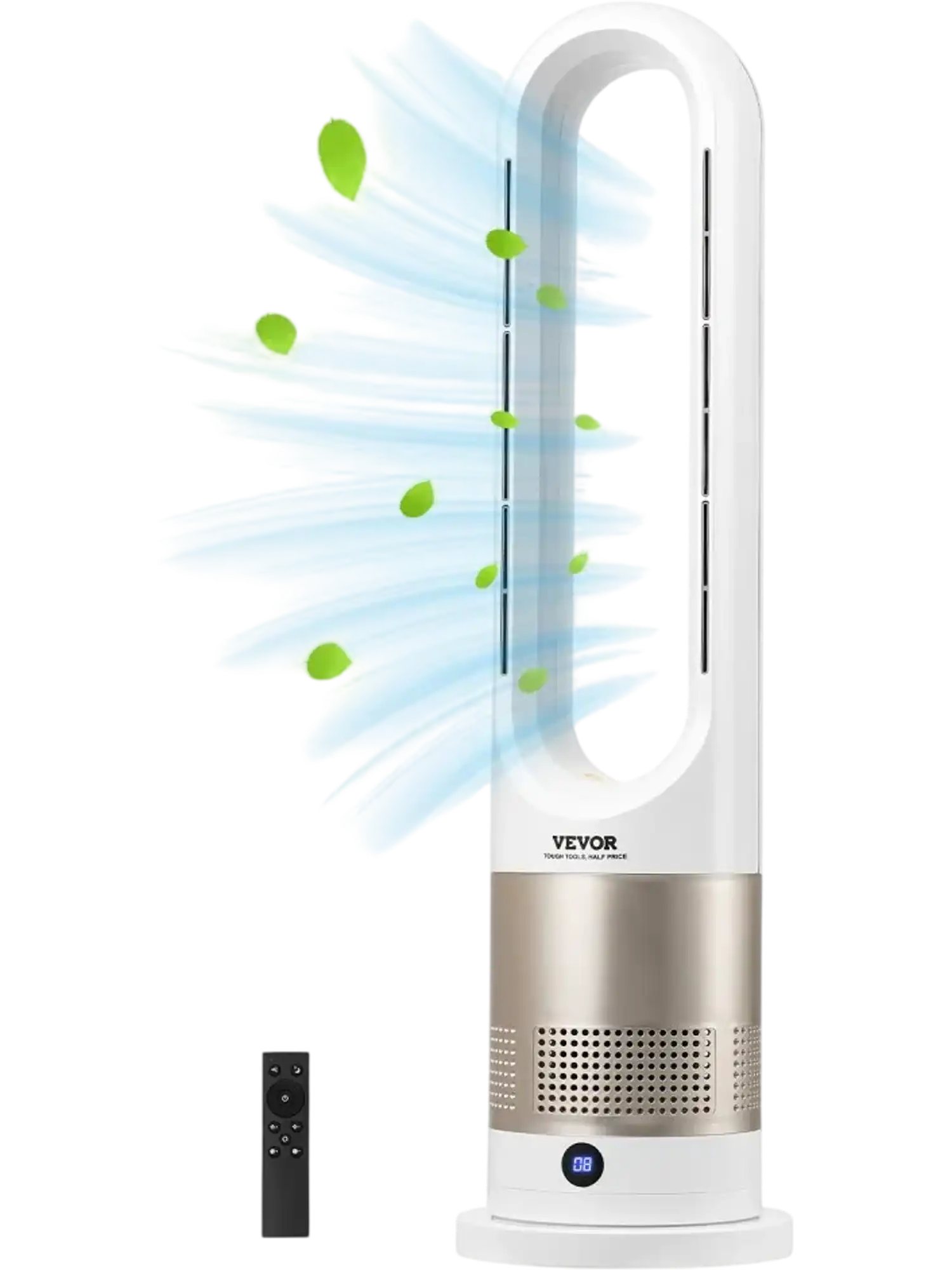 Vevor Tower Fan Bladeless Cool and Warm Air Oscillating 26.6