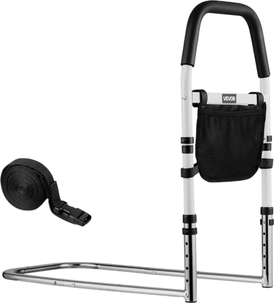 Vevor Bed Rail Adjustable Height Bedside Assist Rail for Elderly New