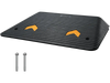 VEVOR Upgraded Rubber Threshold Ramp, 4" Rise Door Ramp with 1 Channel, Natural Rubber Car Ramp with Non-Slip Textured Surface, 33069 lbs Load Capacity Curb Ramp for Wheelchair and Scooter