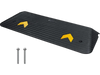 VEVOR Rubber Threshold Ramp, 2" Rise Threshold Ramp Doorway, Recycled Rubber Power Threshold Ramp Rated 33069 lbs Load Capacity, Non-Slip Surface Rubber Solid Threshold Ramp for Wheelchair and Scooter