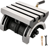 VEVOR Tilting Milling Table 7x5inch Tilting Angle Milling Machine 0-45°Adjustable Swivel Angle Plate with 3 T-slots and an Adjustable Crank Handle Heavy Duty Tilting Milling Machine for Grinding