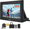 VEVOR 16FT Inflatable Projector Screen, Inflatable Movie Screen Outdoor with 250W Air Blower Projector Screen Oxford Fabric Material Blow Up Screen for Outdoor Backyard, Home Theater, Theme Party