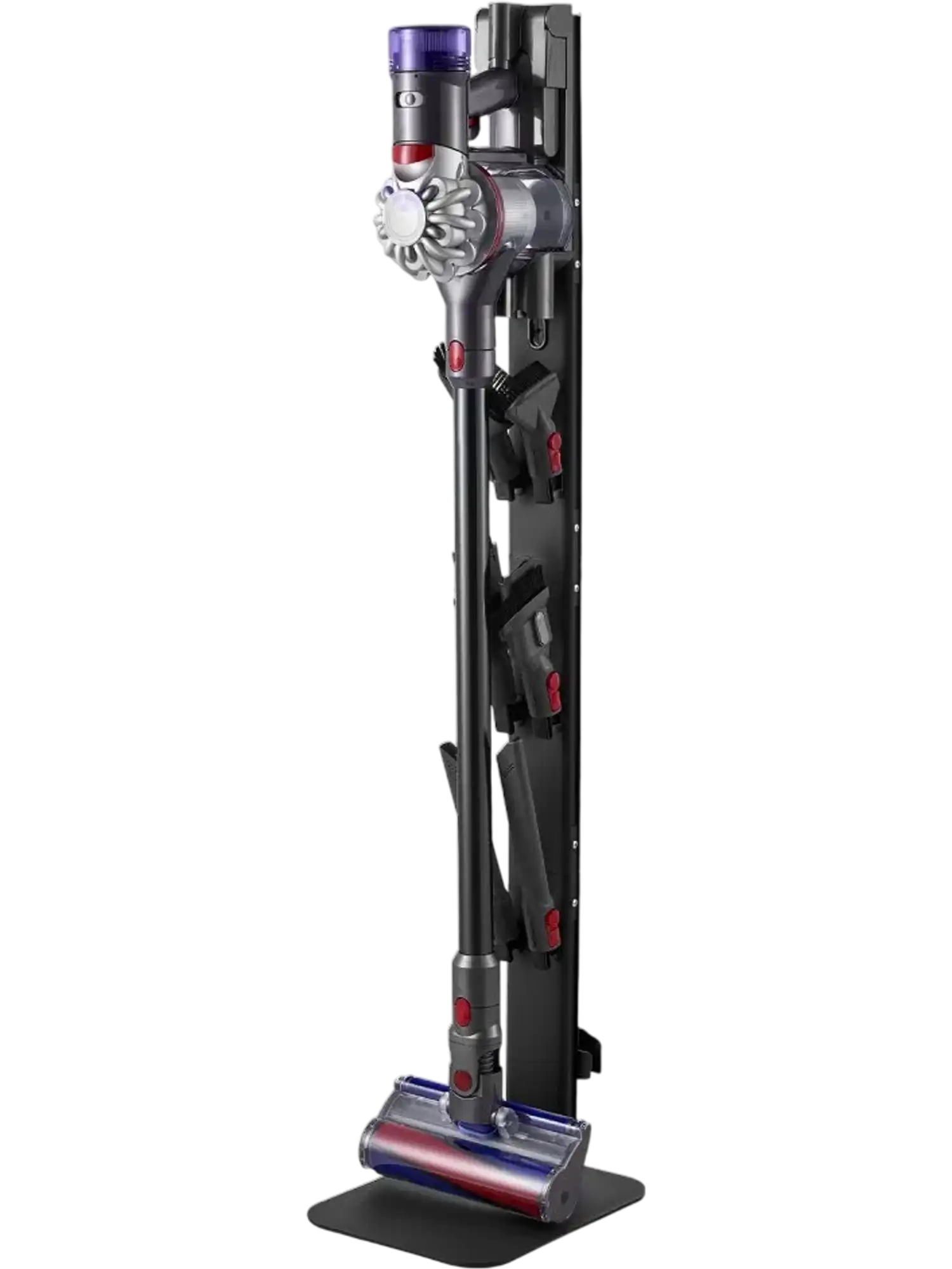 Vevor Vacuum Stand Dyson Compatible Storage Holder with 6 Hooks Black New