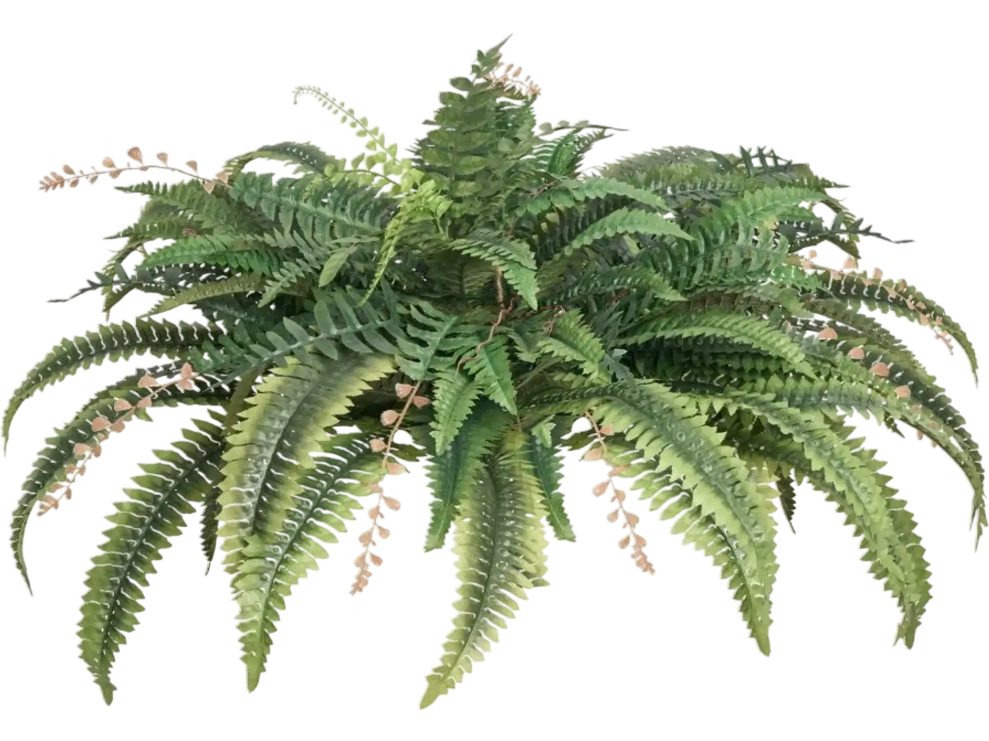 Vevor Artificial Ferns Large Hanging Fake Boston Fern 37-41