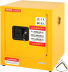 VEVOR Flammable Safety Cabinet, 11 Gal, Cold-Rolled Steel Flammable Liquid Storage Cabinet,  16.9 x 16.9 x 18.2 in Explosion Proof with 1 Door for Industrial Use, NFPA Code 30 OSHA Standards Yellow