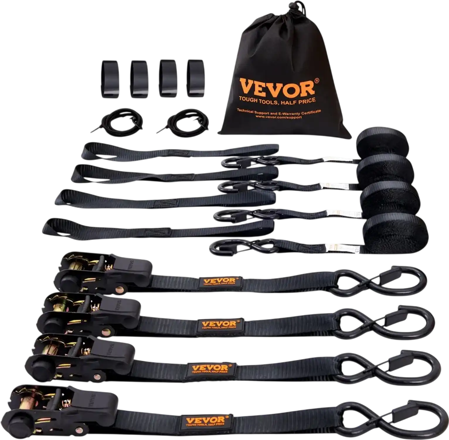 Vevor Ratchet Straps 4PK 1