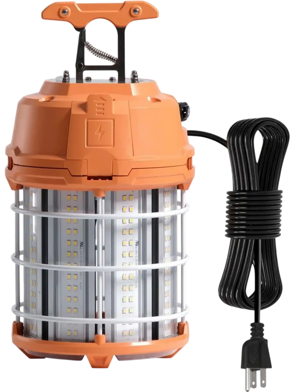 VEVOR LED Temporary Work Light, 100W, 14400 lm, 5000K Durable & Water-Resistant, Linkable up to 8 Units, Ceiling or Stand Job Site Illumination for Construction Sites, Workshops, Indoor & Outdoor Use