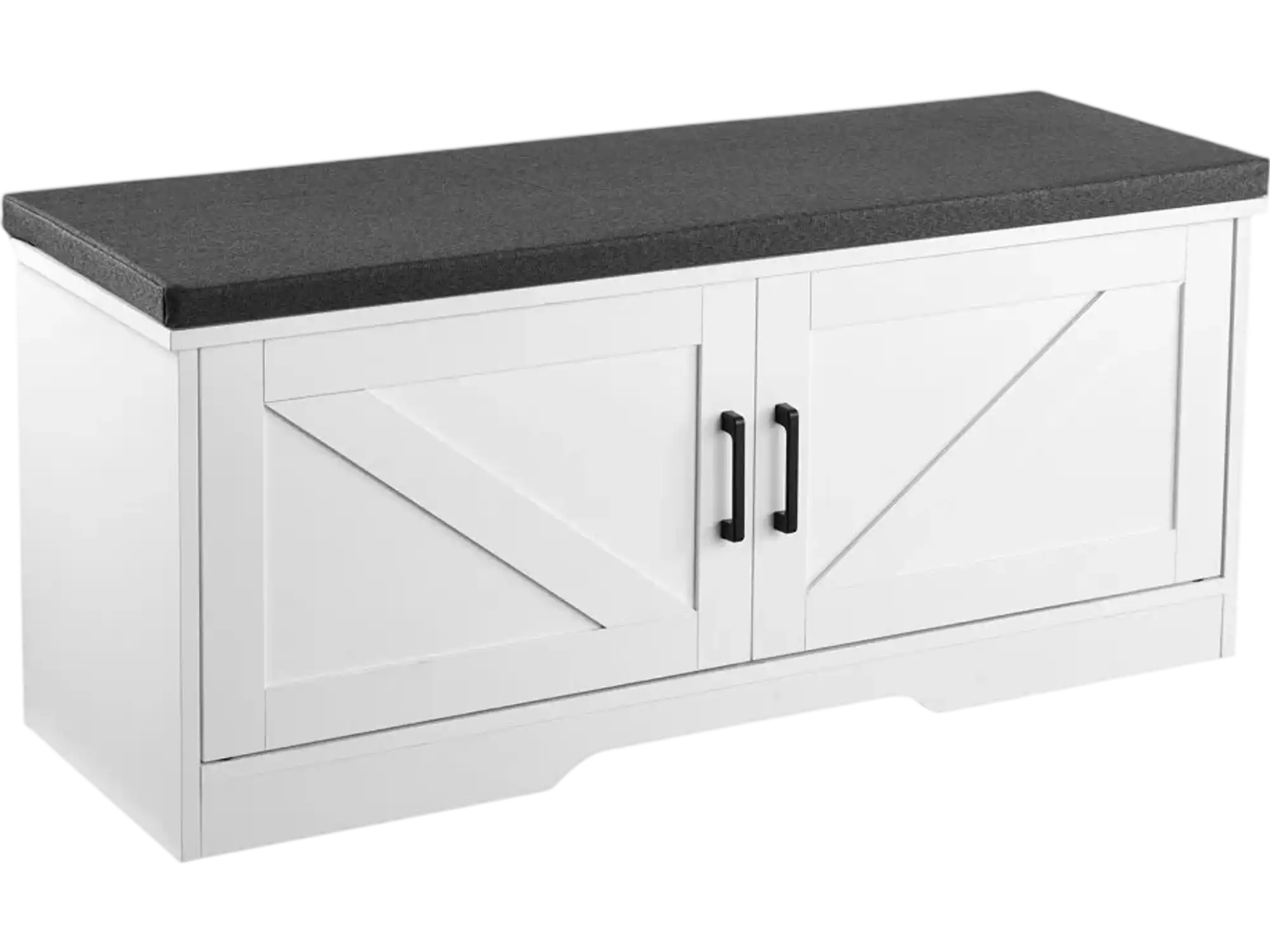 Vevor Shoe Storage Bench Entryway Bench with Padded Seat Cushion 39.4