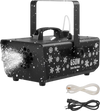 VEVOR Snow Machine, 650W Handheld/Hanging Fake Snow Maker, Snowmaking Machine with Portable Handle, Outdoor & Indoor Artificial Snowflake Maker for DJ Stage Parties Christmas Decor
