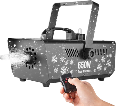 Vevor Snow Machine 650W Handheld Hanging Snow Maker New