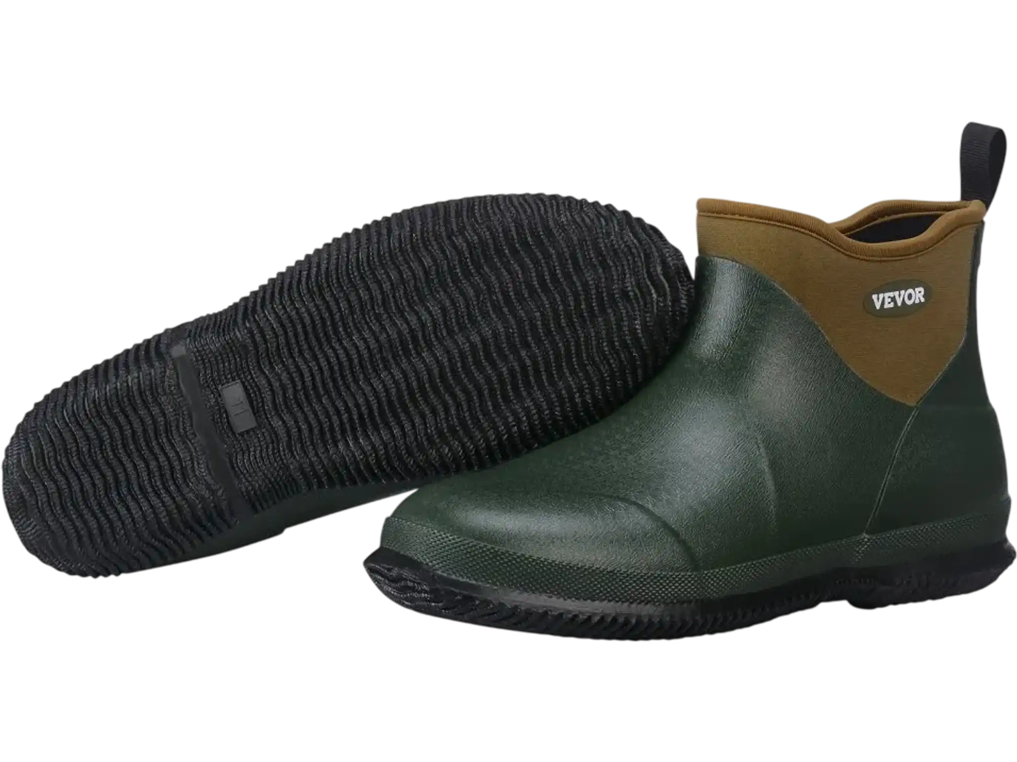 Vevor Rubber Boots Women's Ankle Deck Waterproof Anti-Slip Work Rain Boots Size 8 US New