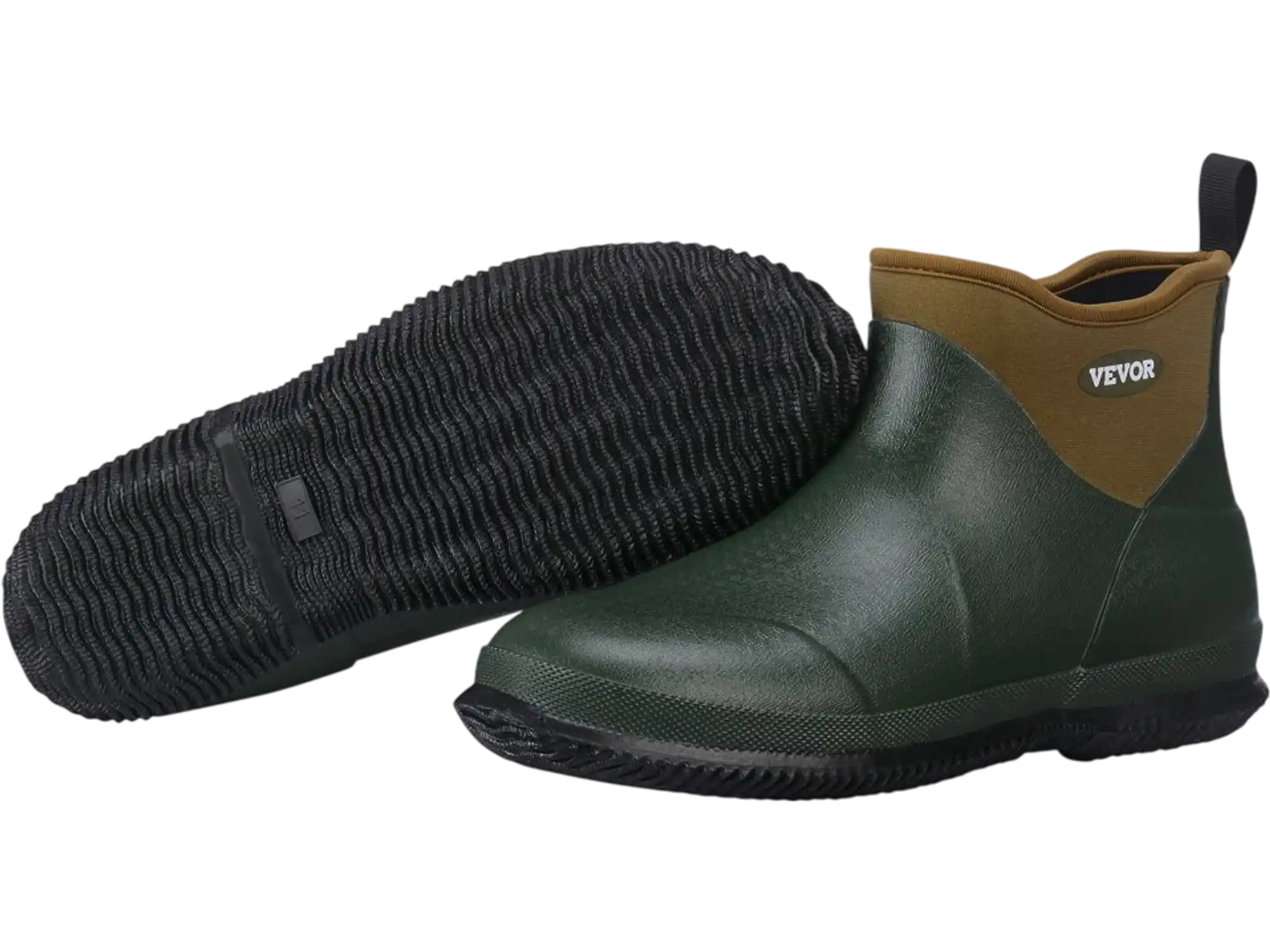 Vevor Rubber Boots Women's Ankle Deck Waterproof Anti-Slip Work Rain Boots Size 11 US New