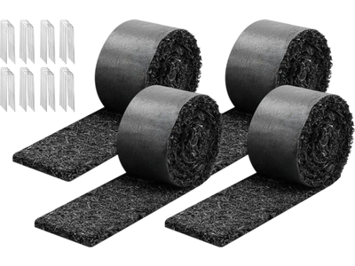 Vevor Rubber Mulch Mat Roll 4-Pack 120 x 4.5