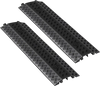VEVOR Drop Over Cable Cover, 17,500 lbs/Axle Load Capacity, Heavy Duty Cable Hose Protector Ramp, Floor Cord Protector Cover, for Indoor High Walking Traffic Areas, Home, Office, Warehouse, 2 Pack