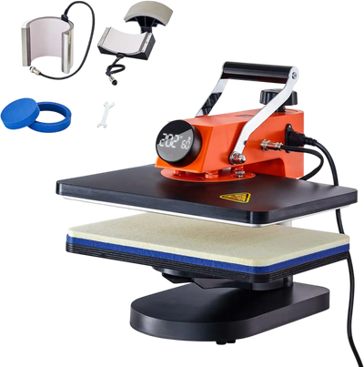 VEVOR 5-in-1 Heat Press Machine, 12