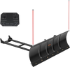 VEVOR Snow Plow Kit 48 in Universal Plow Attachment 3 Mount Options Black, for Most ATVs and UTVs, Height & Left-Right Adjustable, Quick to Detach, Steel ATV Scrape Blade, Efficient Snows Clearing