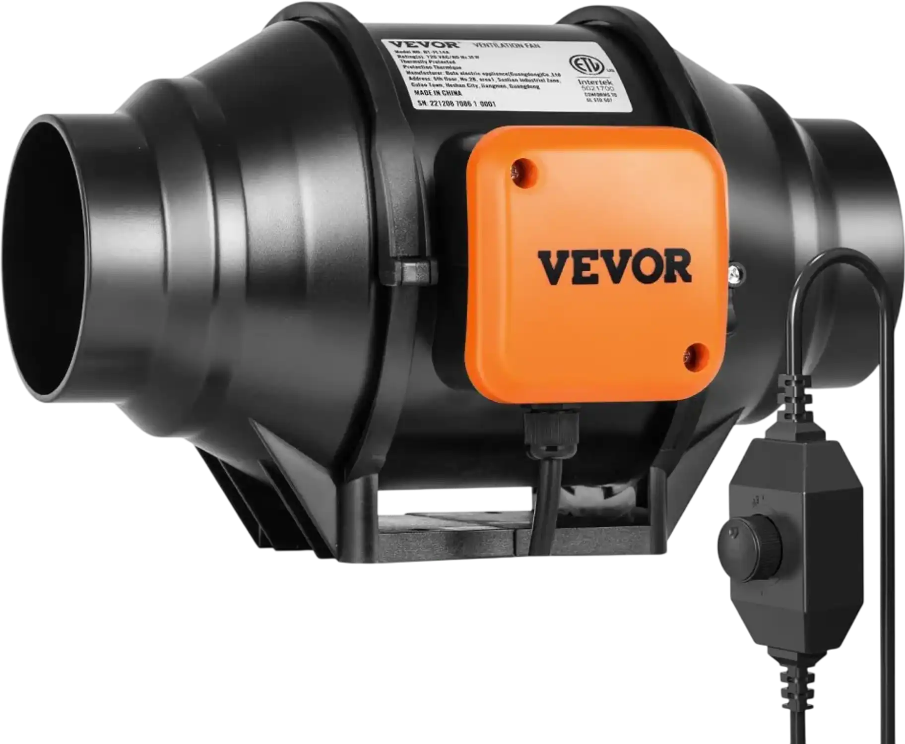 Vevor Inline Duct Fan 4