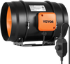 VEVOR Inline Duct Fan, 8-Inch 750 CFM with Variable Speed Controller, Quiet AC-motor Ventilation Exhaust Fan for Cooling Booster, Grow Tents, Hydroponics