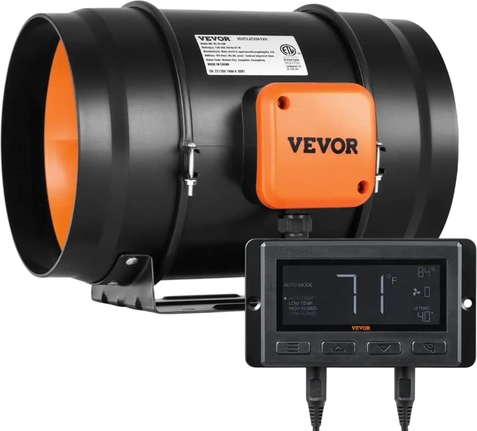 Vevor Inline Duct Fan 8