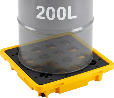 Vevor Spill Containment Pallet 1 Drum Low Profile Modular Platform with Drain 26.4