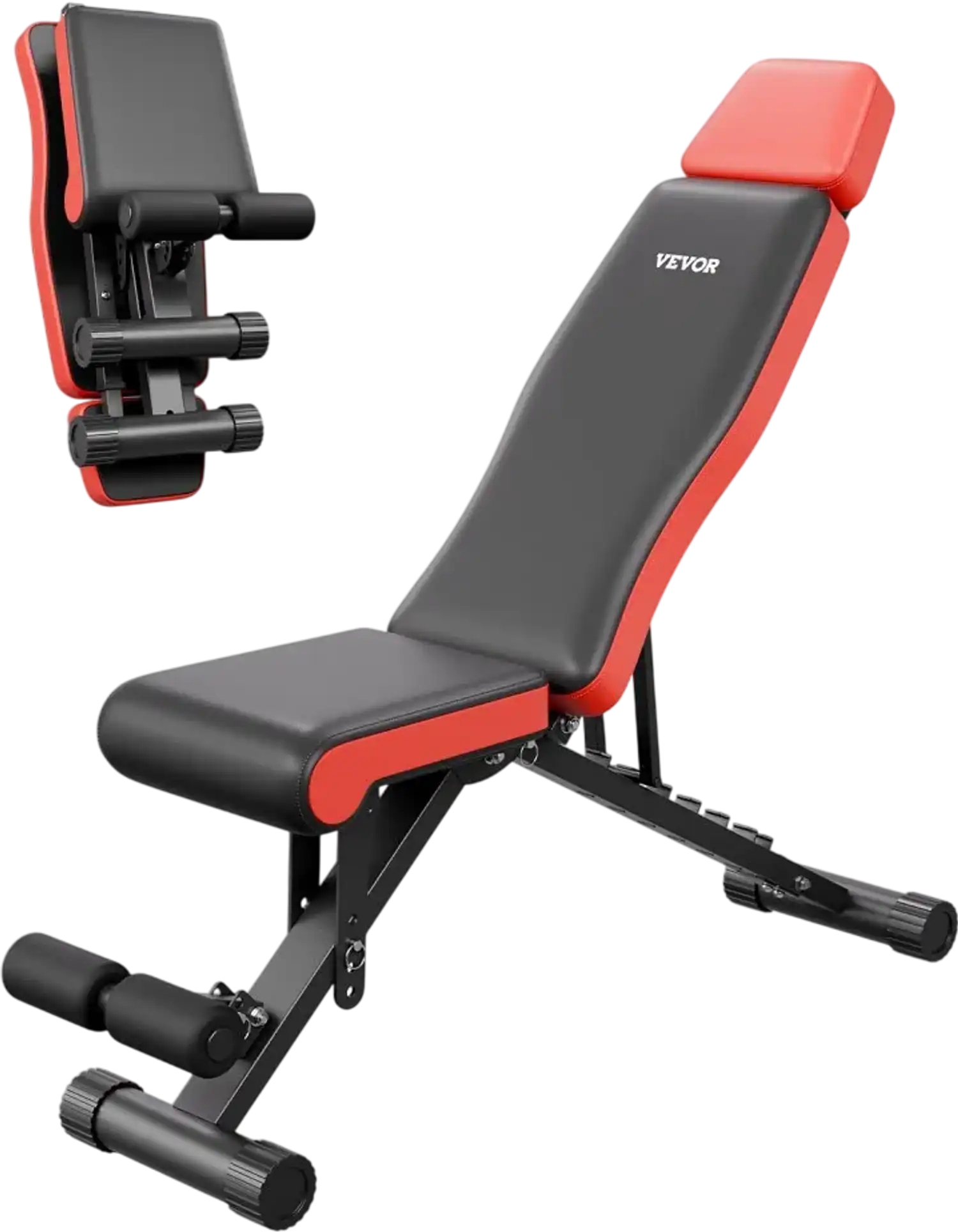 Vevor Weight Bench Adjustable Foldable Home Gym Strength Training Bench New