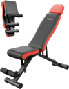 VEVOR Weight Bench, 660lbs Adjustable Weight Bench Press for Full Body Workout, Exercise Sit up Bench for Home Gym Strength Training, Flat Bench with Extended Head/Neck Protection & Quick Folding