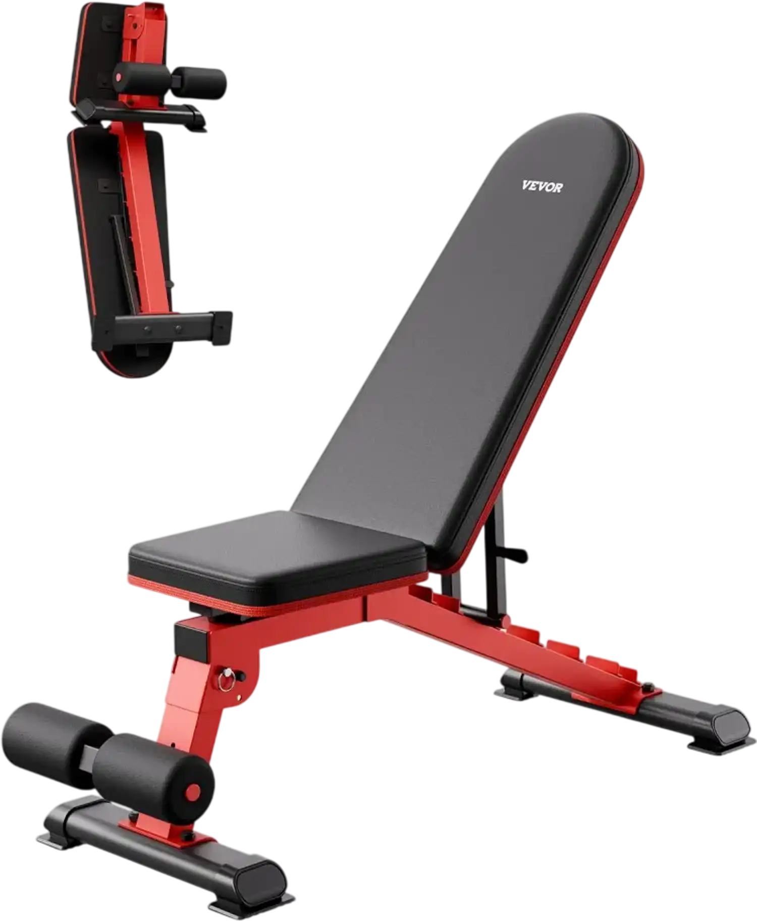 Vevor Weight Bench Full Body Workout Adjustable Foldable 1200 lbs Heavy Duty New
