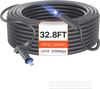 VEVOR Starlink Gen 2 Cable, 32.8 FT, 24 AWG Copper Core, Durable Extension Cable for Standard Generation 2, Compatible with Starlink Rectangular Satellite V2, Flexible Wiring for RV, Backyard Camping