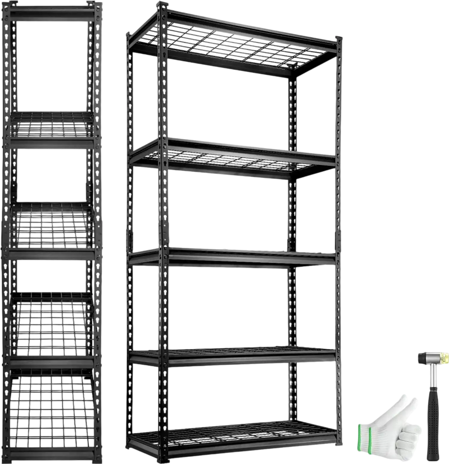 Vevor Storage Shelving Unit 5-Tier Adjustable Heavy Duty Wire Rack 36