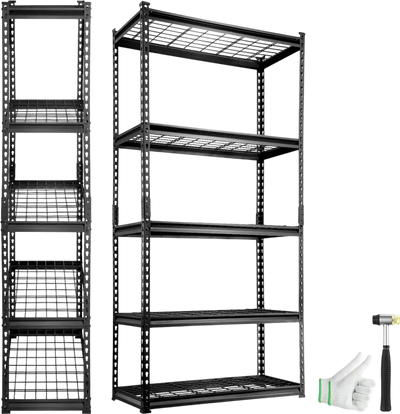 Vevor Storage Shelving Unit 5-Tier Adjustable Heavy Duty Wire Rack 36