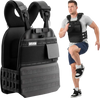 VEVOR Weighted Vest, Body Weight Vest with Shoulder Pad, and Reflective Stripe, Exercise Set for Men Women, Workout Equipment for  Strength Training, Running, Jogging, Fitness, Muscle Building