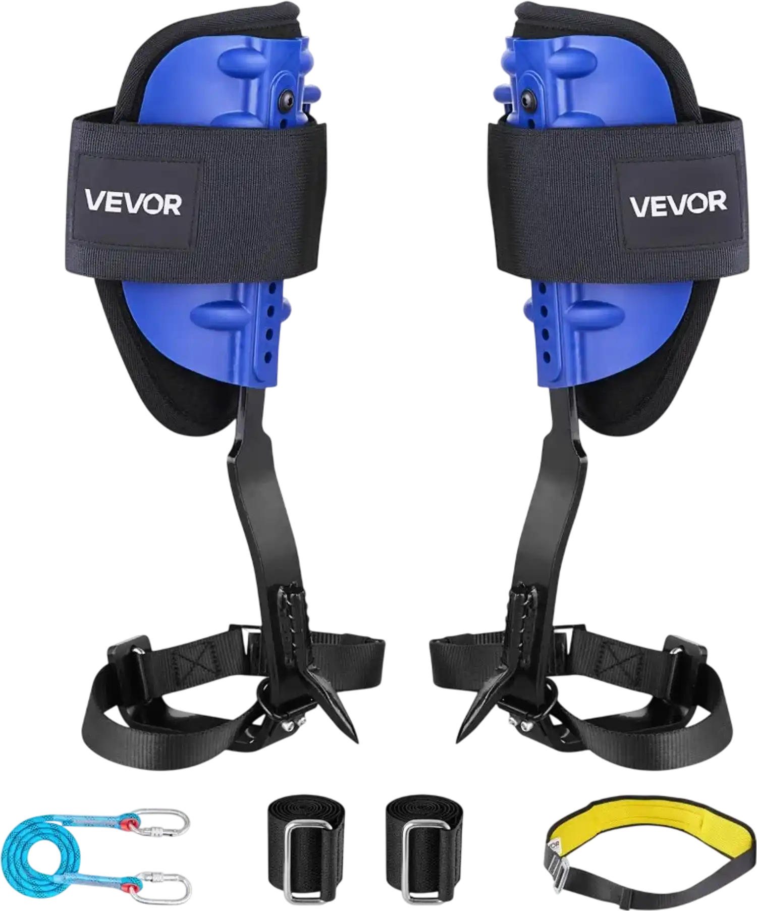Vevor Tree Climbing Spikes Height-Adjustable Climbing Gear Set with Waist Harness New