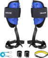 VEVOR Tree Climbing Spikes Set, Height-Adjustable Tree Climbing Gear with Straps & Waist Harness, 350 lbs Load Capacity, Heavy Duty Steel Climb Spurs Arborist Equipment for Fruit Picking Hunting