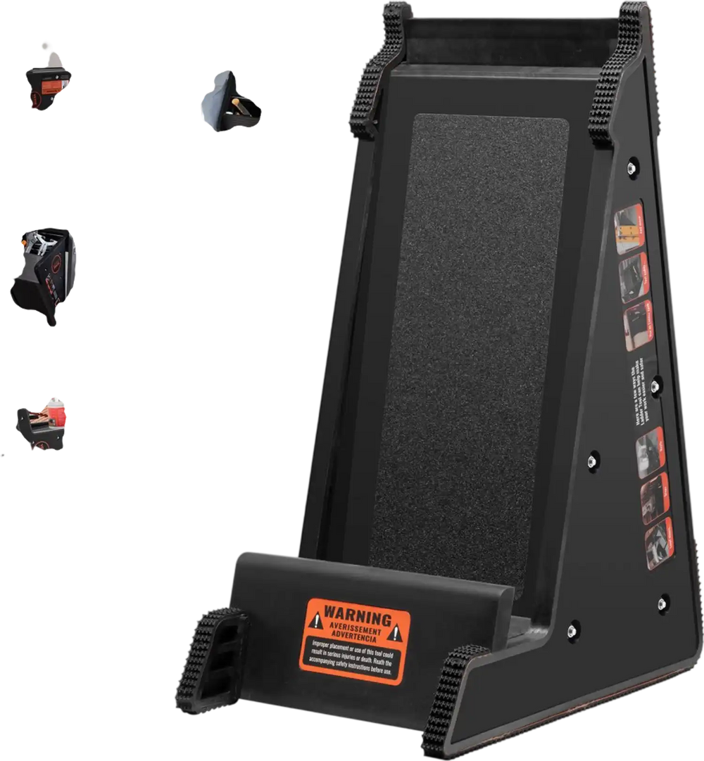 VEVOR Ladder Levler, 380lbs Load PP Ladder Leveling Tool, Pitch Hopper, Stair Ladder Stabilizer with Storage, Easy to Use Stable Platform for All Surfaces,Extension Ladder Accessory for Uneven Ground