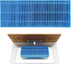 VEVOR Humidifier Replacement Filter, Single Pack Humidifying Pad for CM-50D/CM-80D Cigar Humidor Water Tanks, 3D Multi-Layer Honeycomb Mesh, Cigar Flavor Preservation, Cut-to-Fit for Your Humidor
