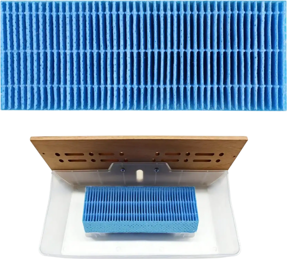 VEVOR Humidifier Replacement Filter, Single Pack Humidifying Pad for CM-50D/CM-80D Cigar Humidor Water Tanks, 3D Multi-Layer Honeycomb Mesh, Cigar Flavor Preservation, Cut-to-Fit for Your Humidor