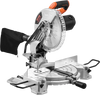 VEVOR Compound Miter Saw, 10-Inch Blade, 15 Amp Motor, 60-Tooth, Corded Single Bevel 0-45°, LED Precision Alignment, Angle Adjustable, Lightweight Cast Aluminum Base, for Wood, Composite Decking