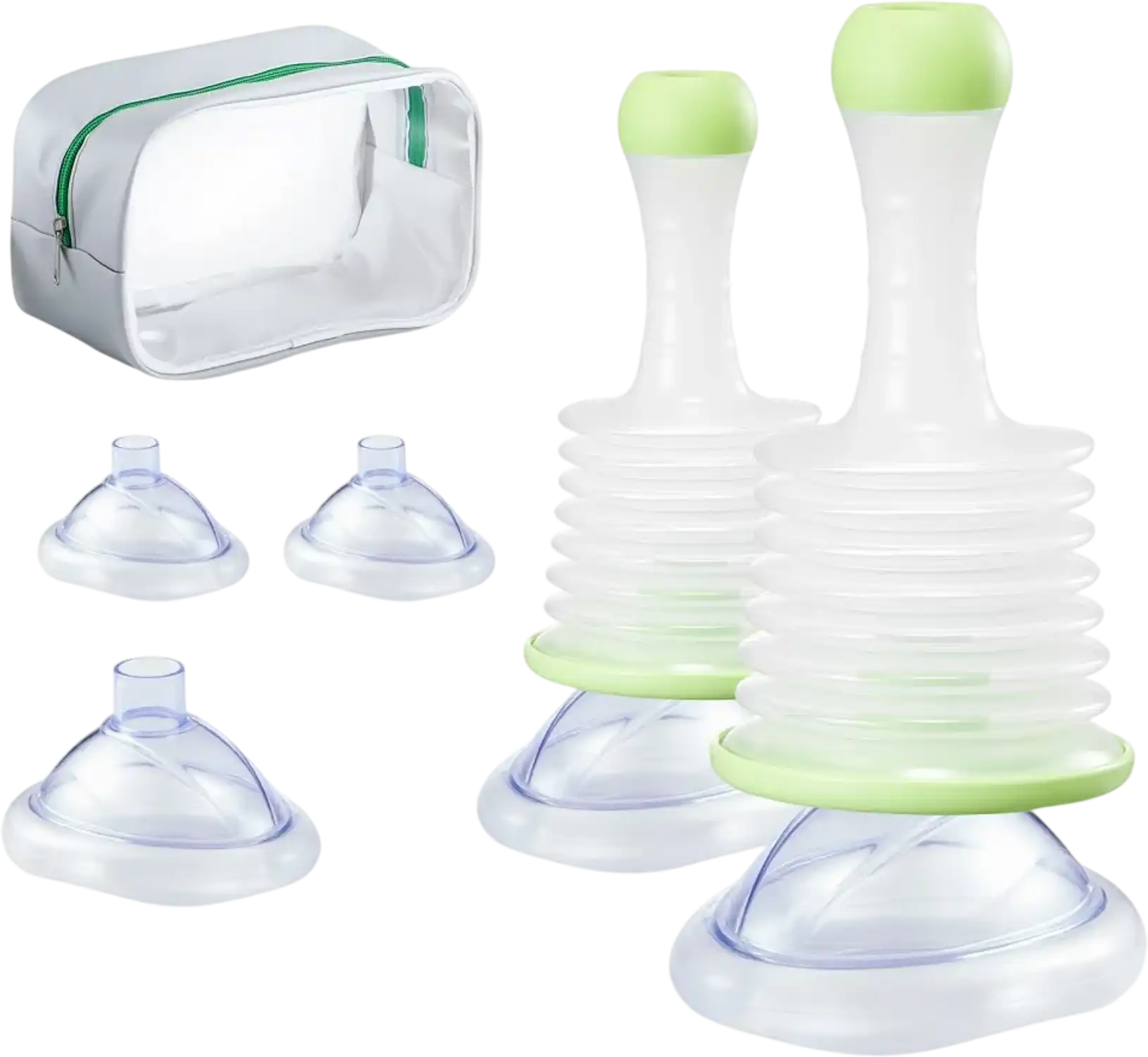 Vevor Choking Rescue Device Portable Airway Clear Suction Kit with 5 Masks New