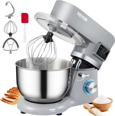 Vevor Stand Mixer 5.8 Qt Tilt-Head Electric Dough Mixer New