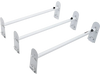 VEVOR Van Roof Ladder Rack, 3 Bars Alloy Steel Roof Racks, 750 LBS Capacity Rain-Gutter Roof Rack, Adjustable Length 40.2" to 74.8", Van Ladder Rack Compatible with Chevrolet Express, GMC Savana, etc