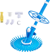 VEVOR Suction Pool Cleaner, Automatic Pool Vacuum Cleaner, Suction Side Automatic Pool Cleaner, Suction Vacuum Pool Sweeper with 12 Hoses, for In-ground Pool and Above-ground Pool Up to 20 x 35 ft