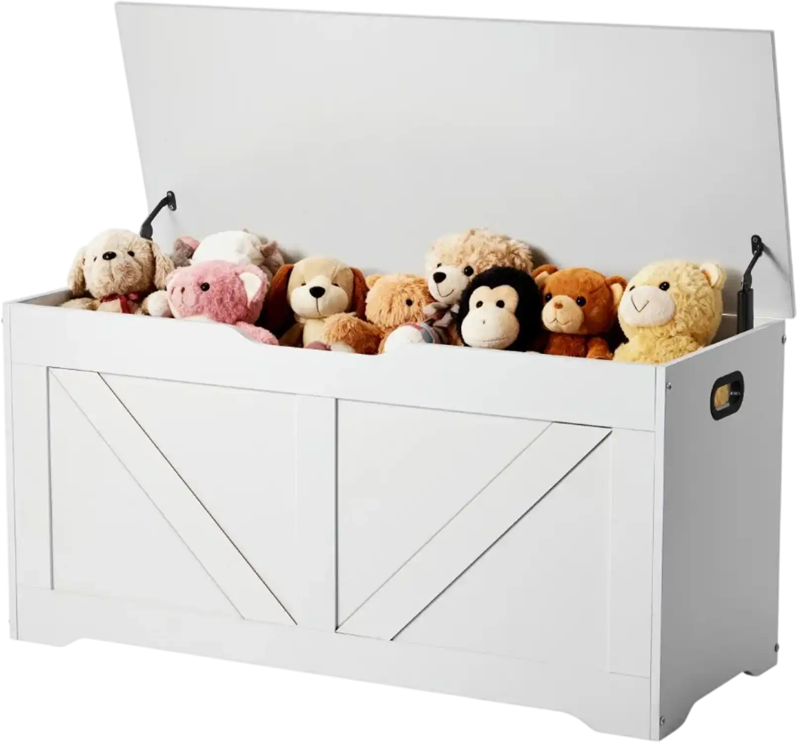 Vevor Storage Bench Kids Wooden Toy Box Chest White 38.98