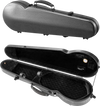 VEVOR 4/4 Full Size Violin Case, Built-in Hygrometer, Lightweight Portable Travel Carrying Bag, with Plush Lining, Dual Shoulder Straps, Anti-Scratch, Professional Triangular Shape, for Violin, Black