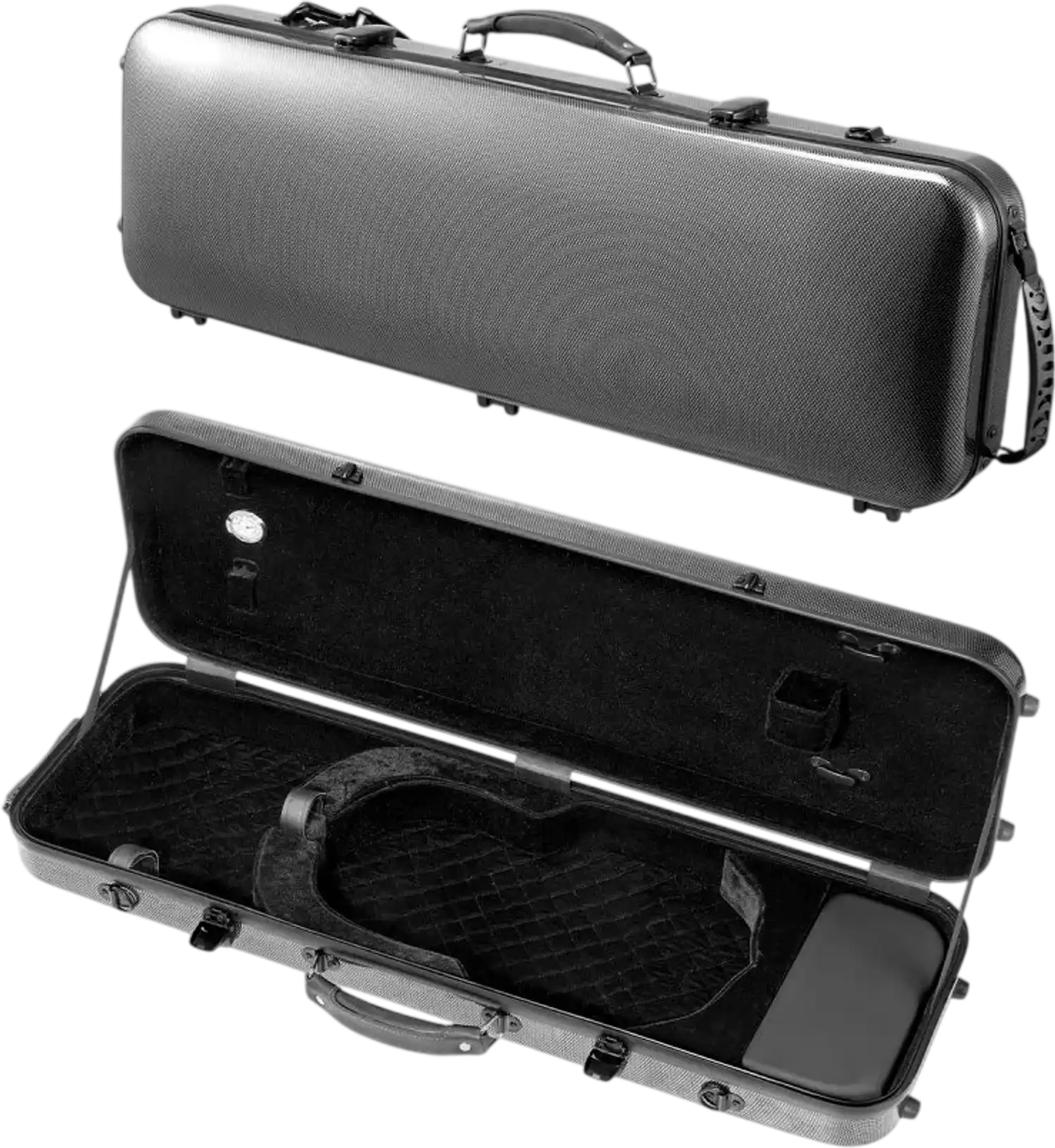 Vevor Violin Case 4/4 Full Size Hard Oblong Black New