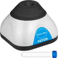 VEVOR Vortex Mixer, 3000RPM Mini Vortex Mixer Shaker, Touch Function Scientific Lab Vortex Shaker, Mix Up to 50ML, 6mm Orbital Diameter for Test Tube, Tattoo Ink, Nail Polish, Eyelash Adhesives, Paint