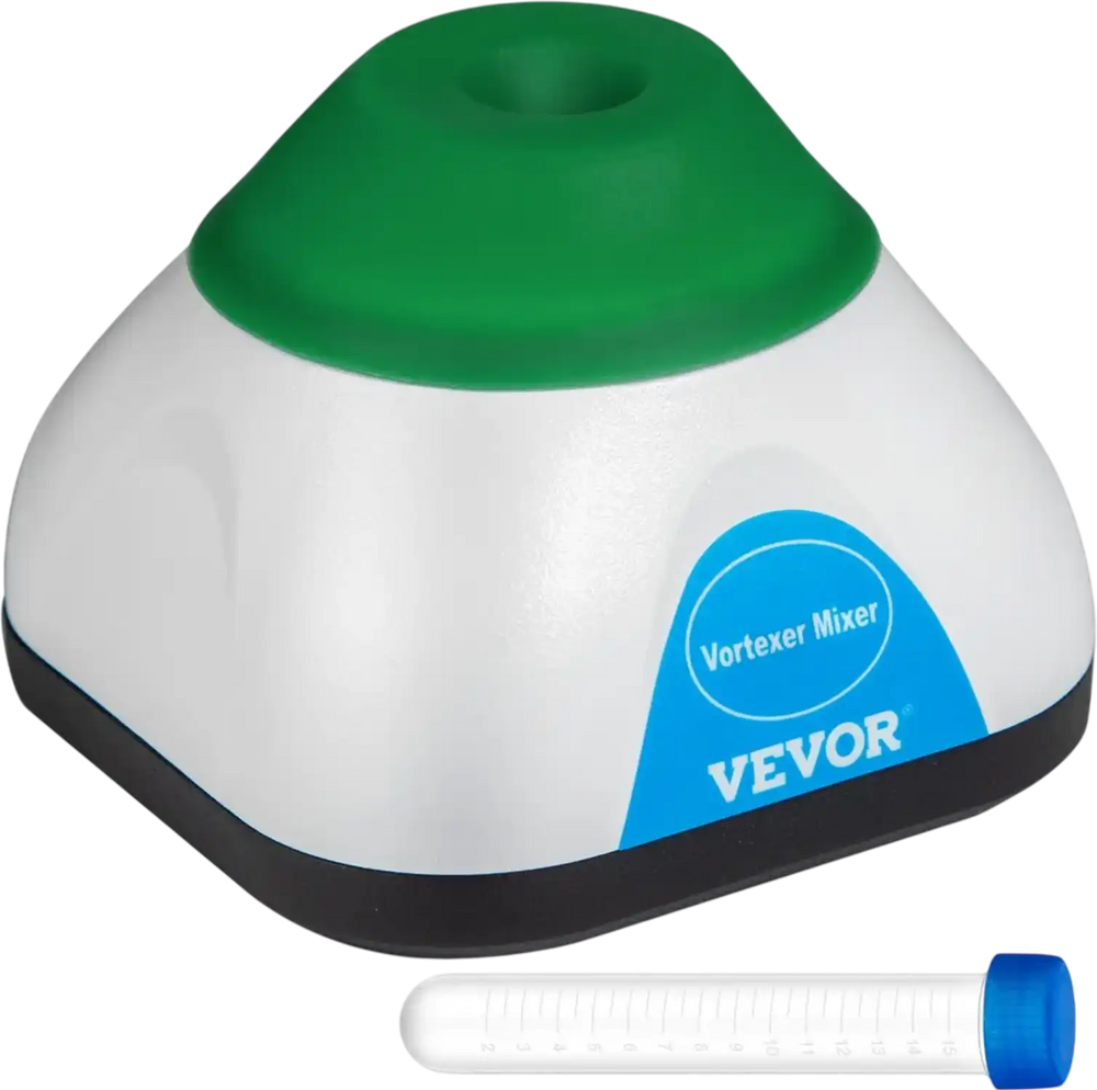 VEVOR Vortex Mixer, 6000rpm Mini Vortex Mixer Shaker Touch Function USB Charging Vortex Shaker, Mix Up to 50ML 6mm Orbital Diameter for Paint Tattoo Ink Test Tube Nail Polish, Test Tube Included